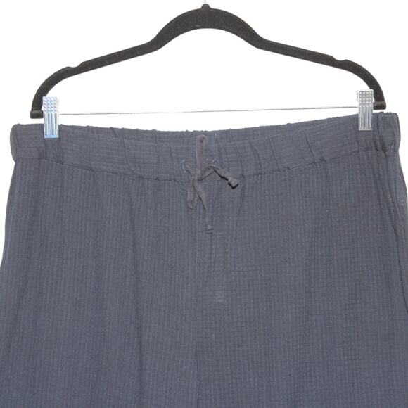 J. Crew 100% Cotton Cropped Pants Size XL Navy Blue NWT - Picture 3 of 9